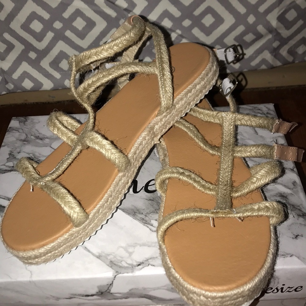 Ankle Strap Espadrille Sandals